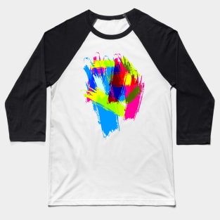 Rainbow Chaos Baseball T-Shirt